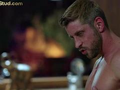 Язык в попке, Минет, Геи, Мускулы, На природе, Порка, Втроем