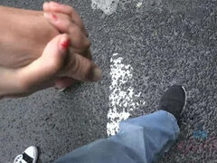 Leie, Strand, Schwarz, Blasen, Braunhaarige, Freundin, Masturbation, Pov