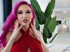 Bondagebeldade, Morena, Vestido, Facial, Saltos, Pontos de vista, Saia, Sexo grupal a três