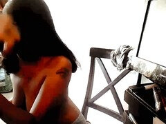 Depoli Indian wife gives an impressive blowjob to her big black cock old lover