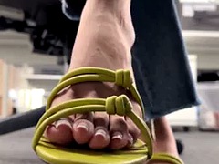 아시안, 발, 페티쉬, 발 페티쉬, 나이든