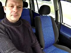 Slut With Stockings Banged In Car