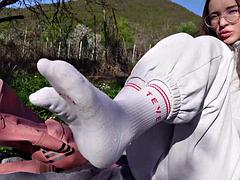 Amatoriale, Piedi, Fetish, Hd, Pubblico, Doccia, Magra, Tette