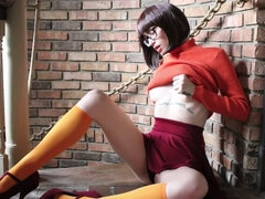 Horny Velma gets alone time