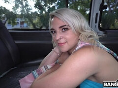 아마추어, 큰 엉덩이, 금발의, 오랄섹스, 버스, 도기스타일, 얼굴에, Hd