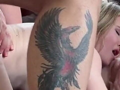 18, Amatör, Avsugning, Sperma i munnen, Fitta, Rödhårig, Tonåring, Trekant