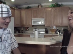 Milf Seduces Son With Kisses - Bridgett Lee