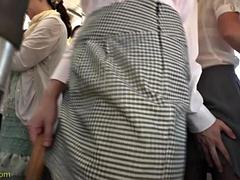 Isot tissit, Suihinotto, Ruskeahiuksinen, Spermashotti, Käsihoito, Rankka, Vanhempi, Teini