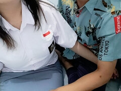 Biology Teacher Gives Practice to Students