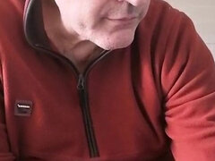 아마추어, 큰 음경, 유럽인, 핸드잡, 나이든, 혼자