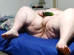 Bbw stor vacker kvinna, Knubbig, Fet, Införande, Onani, Orgasm, Fitta, Solo