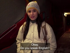 Rumpe, Stor kukk, Kukk suging, Brunette, Pikk, Bakfra, Hardcore, Offentlig