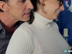 Gros seins, Sucer une bite, Plantureuse, Éjaculation interne, Hard
