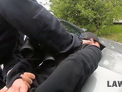 Brunetka, Prichytení, Českej, Hd, Polícia, Realita, Natvrdo, Uniforma
