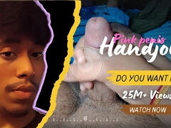 2 POV Video of Pink Light Indian Penis Erection Video