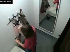 Beautiful Czech teen 18+ Snooped in Changing Room!