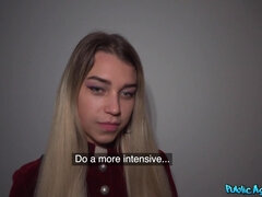 Amerikansk, Blondine, Pik sutte, Langt ned i halsen, Komme på ansigtet, Pov, Realitet, Russisk