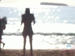 Praia, Bundão, Negroa, Ébano negroa, Namorada, Público, Mamilos inchados, Tetas