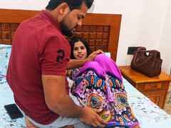 Indian Desi Husband Calling to Her Wife for Fucking by Big Cock