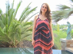 Анальный секс, Крупный план, Платье, Экстремальный секс, Каблуки, Массаж, Оргазм, Соло