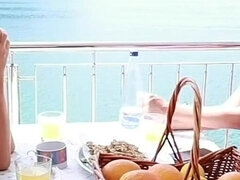 Public! Jerked off a Hot Cock in a Restaurant