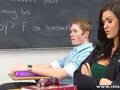 InnocentHigh Bigtits schoolgirl Kendall Karson drilled super-naughty classmate