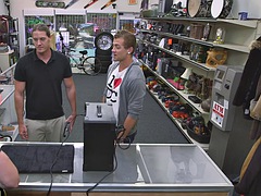 Analny, Duży kutas, Obciąganie, Gej, Trójkąt