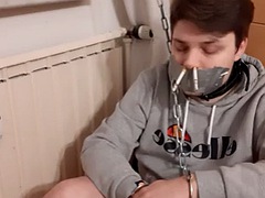 Leie, Sadomasochismus, Fesselspiele, Fetisch, Würgen, Schwul, Deutsch, Abendanzug
