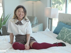 18, Asiatisk, Erotisk, Solo, Tonåring, Uniform