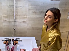 Μεγάλος πούτσος, Μαύρος, Μαύρος, Διαφυλετικό, Ρουφώντας, Έκπληξη, Βυζιά, Η σύζυγος