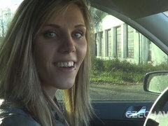 Leie, Blondine, Hundestellung, Handjob, Pov, Rasiert, Dürr, Titten