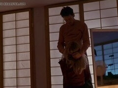 Intense sex scene featuring Heather Graham - Two ladies and a gentleman get naughty without distractions