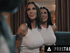 PURE TABOO LOOKALIKES REVERSE GANGBANG STEPSON! Shay Sights, Reagan Foxx, Lexi Luna,  Sophia Locke