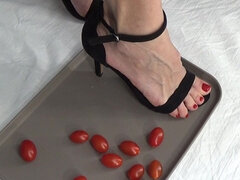 Amatør, Mat, Fotfetisj, Hæler, Moden, Alene