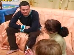 Κώλος, Μελαχροινή, Θηλυκό θηλυκό αρσενικό, Μαλακία, Ξυρισμένη, Έφηβος, Τρίο, Βυζιά