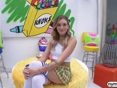 Röv slick, Stor kuk, Creampie, Snopp, Doggystyle, Hardcore, Liten och nätt, Mager