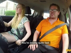 Amatorka, Obciąganie, Samochód, Sperma, Obciąganie, Masturbacja, Na wolnym powietrzu, Punkt widzenia