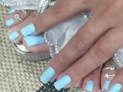 Amateur, Fetiche de pies, Tacones, Solo