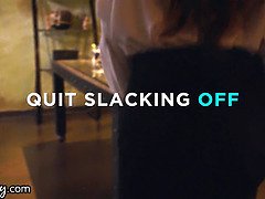 Stora tuttar, Blondin, Lesbisk, Milf, Kontor, Fitta, Verklighet, Stockings