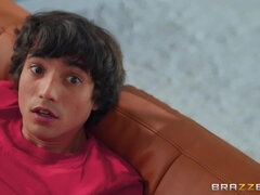 Ricky Spanish fucks hot leggy Casey Calvert on the sofa