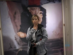 Amatorka, Analny, Obciąganie, Palcówka, Obciąganie stopami, Dziewczyna, Spódnica, Flirt