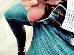 Pláž, Velké péro, Auto, Gay, Německé, Masturbace, Venku, Na veřejnosti