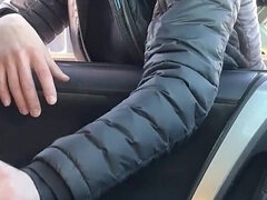 Amatéři, Velké péro, Auto, Pár, Stříkání spermatu, Na veřejnosti