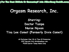 CLOV Tina Lee Comet Undergoes INTENSE Orgasm Research By Dr Tampa