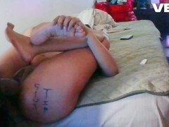 Female orgasm, brown, yoga