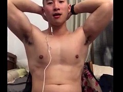 アジア人, ゲイ, 手コキする, オナニー, 一人
