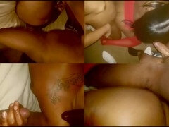 Guy fucks shemale, big ass, suck off