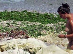 Amatoriale, Spiaggia, Hd, Nudi, Spia, Tette, Guardone