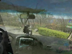 Amateur, Plage, Blonde, Robe, Petite amie, Petite femme, Pigtail, Allumeuse