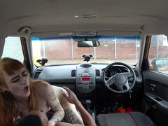 お尻, フェラチオ, 車, 顔射, 毛深い, 自然山雀, オマンコ, オッパイの